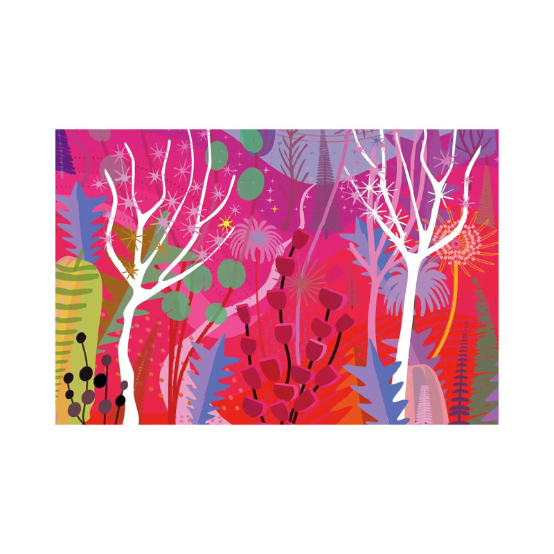 Fall Forest by Charles Harker - Wrapped Canvas Painting, 101.6 cm H x 66.04 cm W x 1.91 cm D
