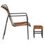 Fauteuil d'appoint avec repose-pieds pour le salon-1696148259
