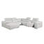 Canapé modulaire en cuir véritable 7 pièces avec 2 fauteuils inclinables électriques et appuis-tête réglables-130817573-134058188-130817575