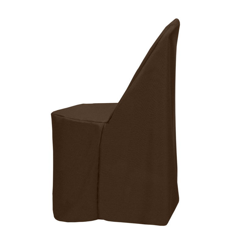 Housse pour chaise de salle à manger, Mélange de polyester chocolat