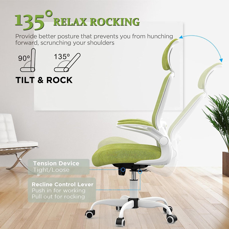 Lashey Task Chair, Green Pear
