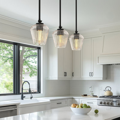 1 - Light Matte Black Single Pendant(3-Pack)