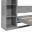 Lit escamotable double avec tablettes et lumières DEL-110480264-110480267
