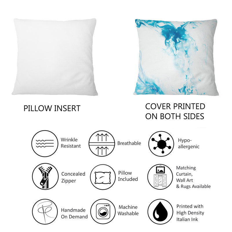 Coussin Blue Wave