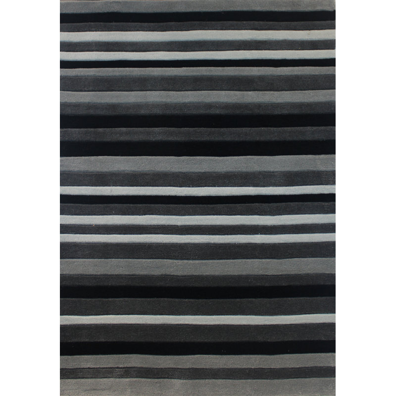 Isabel Striped Hand Woven Area Rug, Rectangle 120 x 170cm
