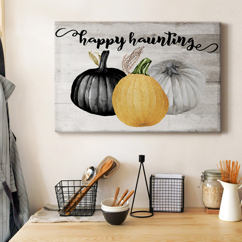 Happy Haunting on Canvas, 32" H x 48" W