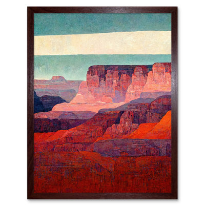 Modern Abstract Grand Canyon Style Arizona - Print