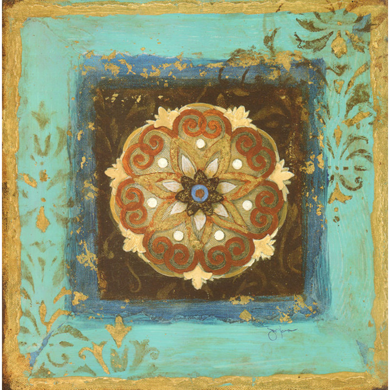Exotic Medallion II, 20" H x 20" W