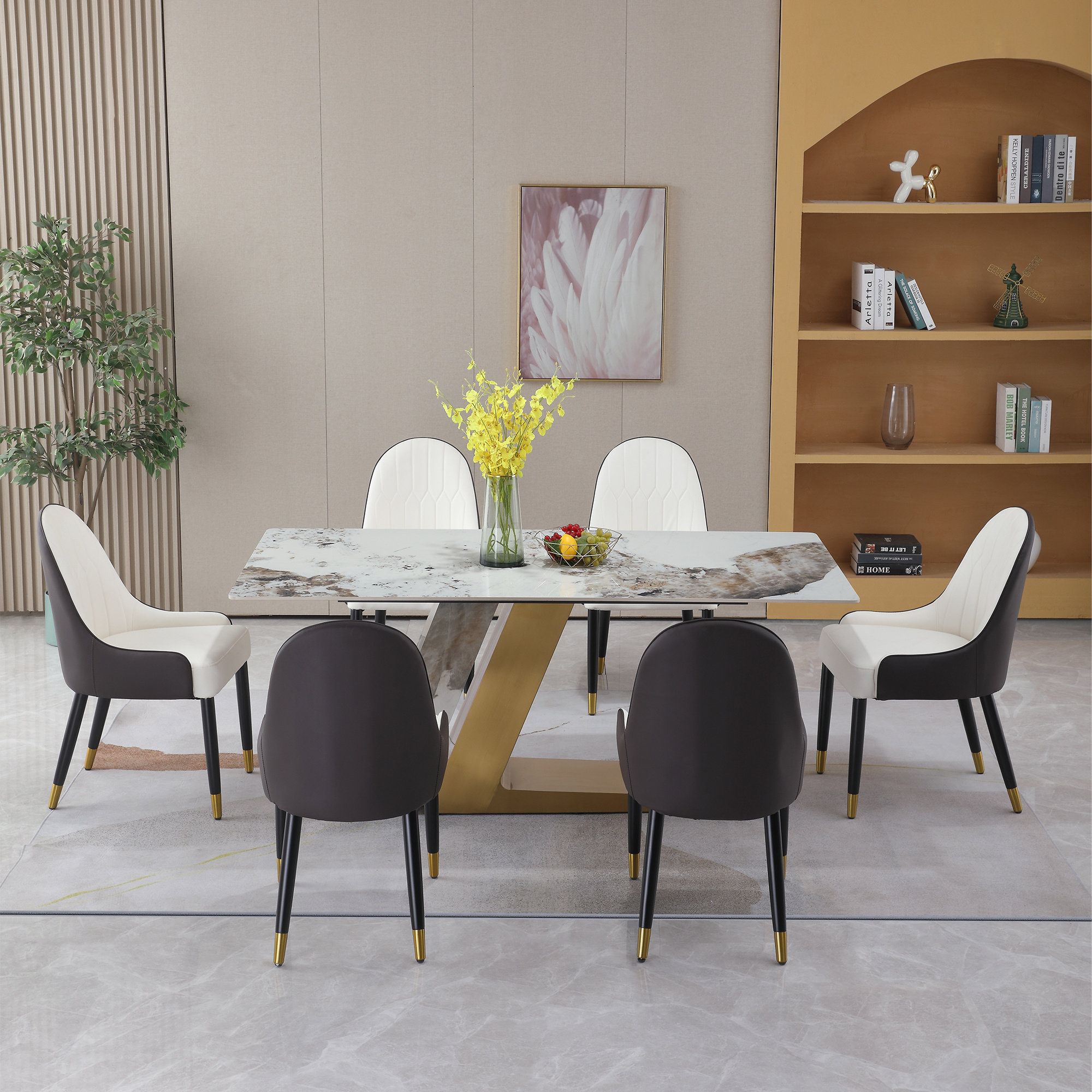 Bobs furniture 7 piece dining online set