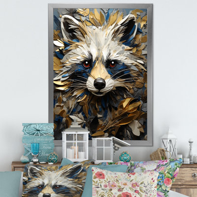 " Mischief Raccoon Portrait II "