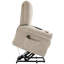 Babsi 91 cm Wide Fabric Lift Assist Recliner with Massager and Heated Cushion-1461156205