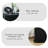Black Manufactured Wood Electric Fireplace
