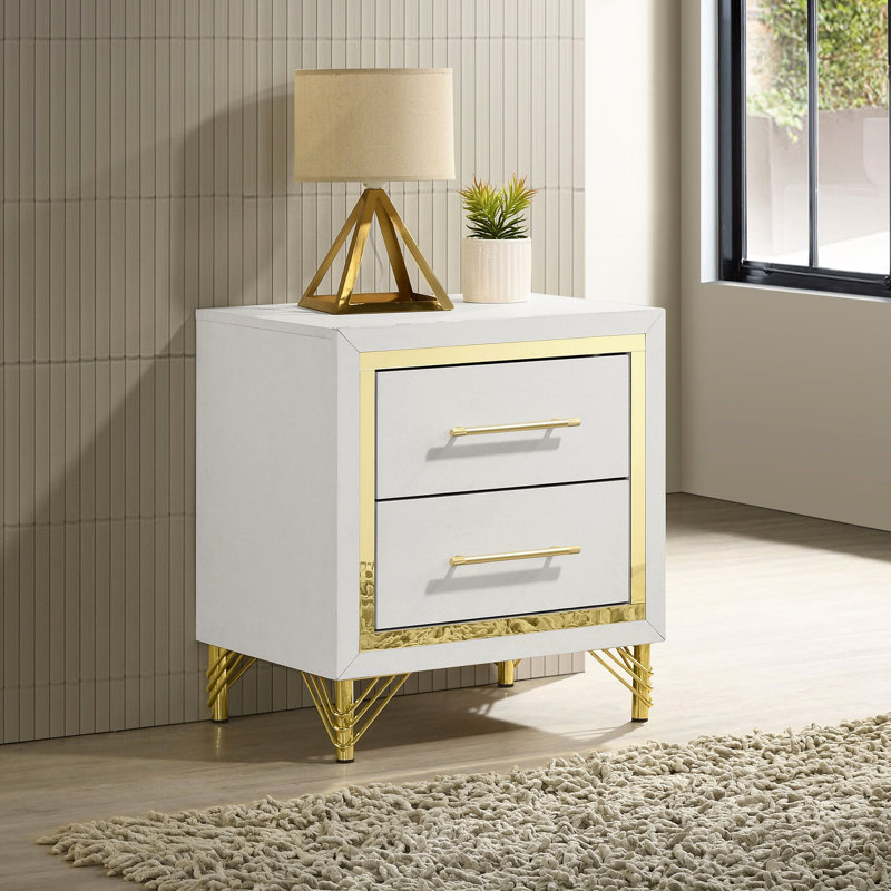 Table de chevet 2 tiroirs Chesney