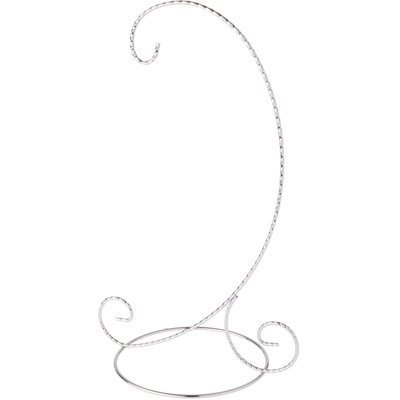 Support à ornements torsadé doré moyen The Holiday Aisle®, H 9,5 po x l 5,5 po x P 5,5 po, paquet de 3