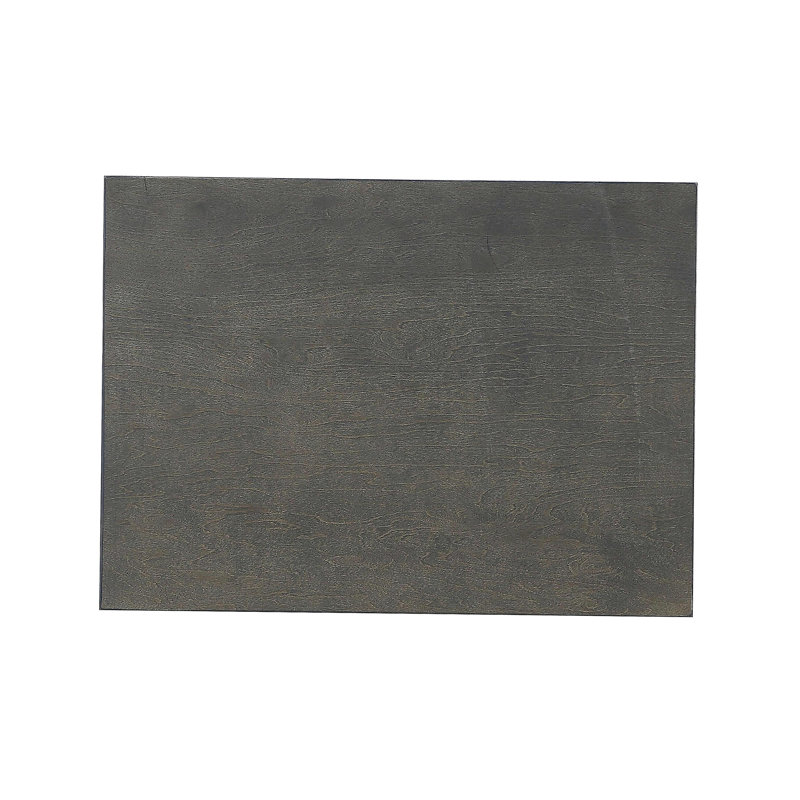 Table de chevet 2 tiroirs gris foncé