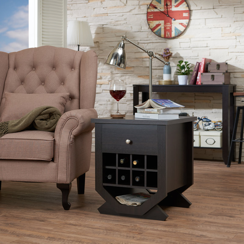 Stephanie Pedestal End Table
