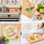 Planche à découper en bambou pliable, planche à découper en bois polyvalente pour les aliments, couvercle de cuisinière
