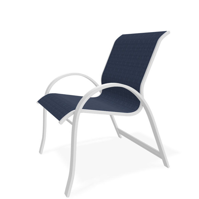 Aruba 1 Outdoor Dining Armchair, White