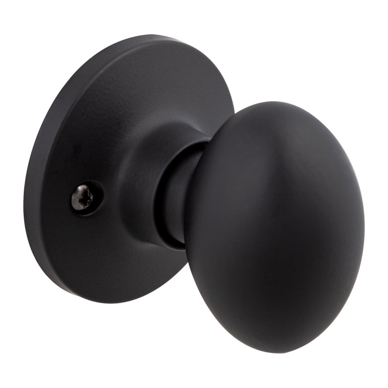 Bouton de porte de passage Eglinton, Noir mat