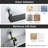 2 Piece Metal Floating Shelf-87743843