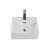 Modern Bathroom Ceramic Countertop Basin - Stain- White For Bathrooms Glossy Finish