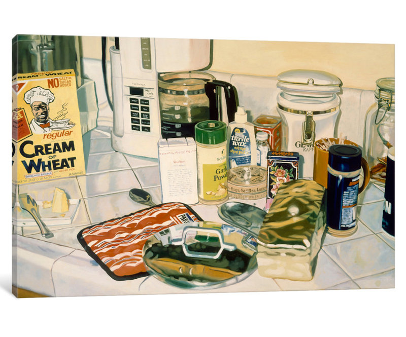 «Breakfast is Ready», reproduction d'art sur toile, H 8 po x l 12 po x P 0,75 po, Toile tendue, Pas de tapis