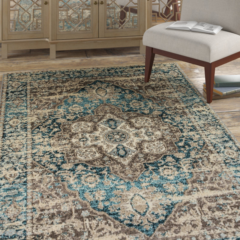 Lavertue Oriental Indoor Rug, Rectangle 7'10" X 10'10"
