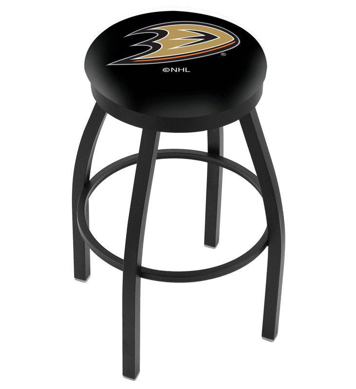 Tabouret de bar pivotant de 30 po NCAA, Ride noire, Canards d'Anaheim
