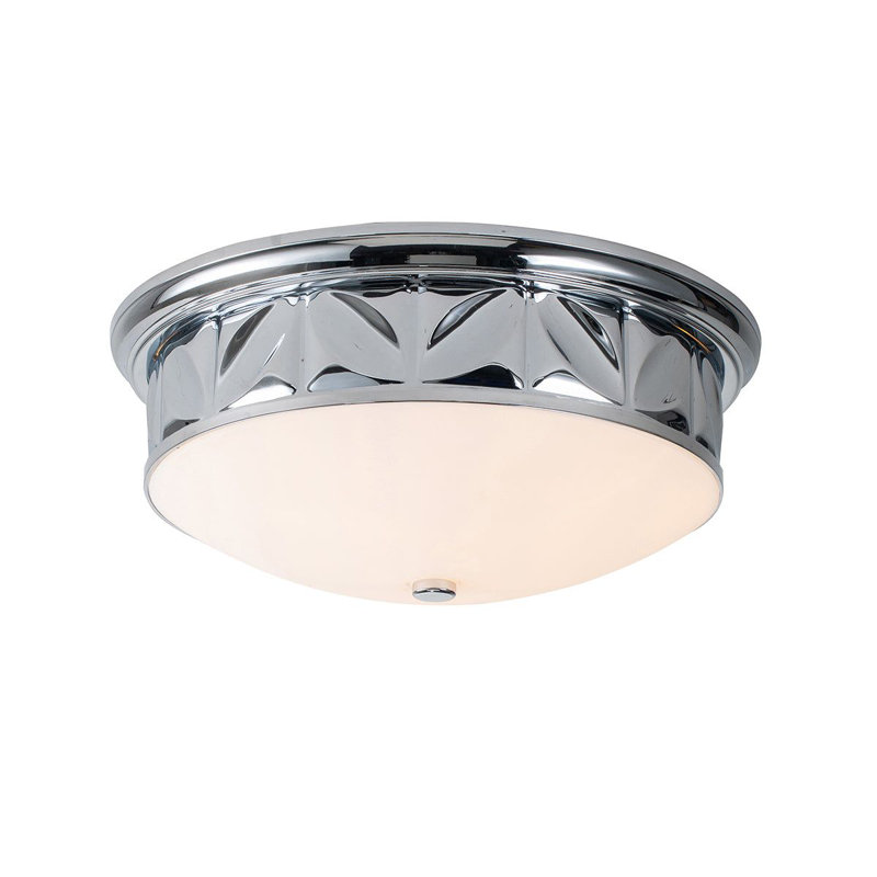 Epsilon 3 - Light Flush Mount, Polished Chrome