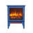 17" Freestanding Electric Fireplace-1067645536