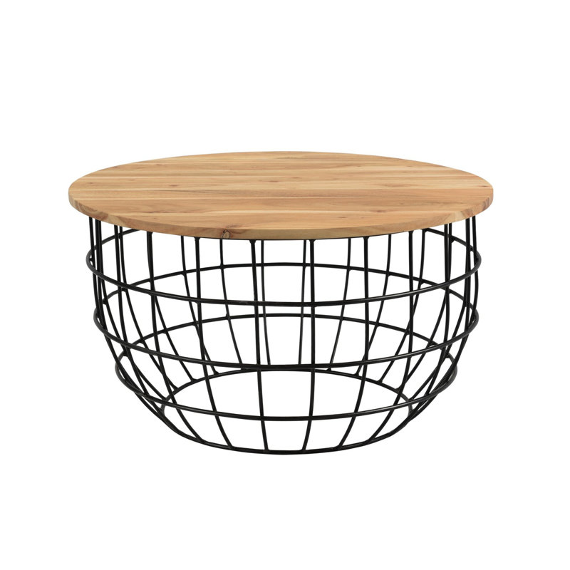 Dreem Solid Wood Top Single Coffee Table