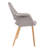 Winthrop Dining Armchair - Upholstered Fabric Seat with Wooden Legs - Modern Farmhouse Kitchen & Dining Room Chair-190134181-140348334