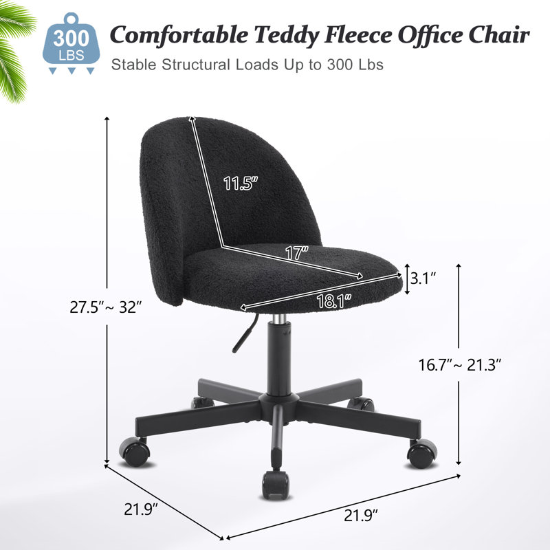 Fauteuil de bureau noir avec chaise de bureau avec roulettes, Noir, noir, noir, noir