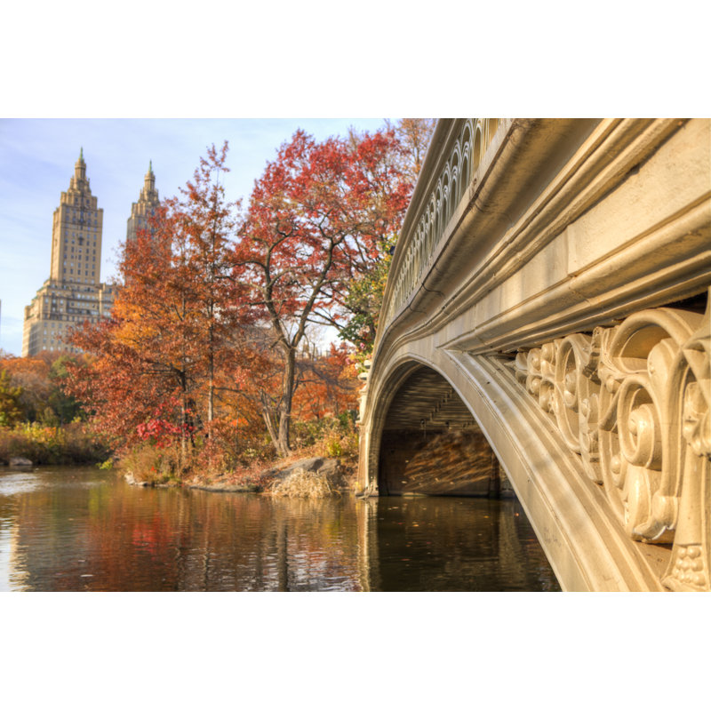 «Autumn in Central Park Nyc» par Espiegle, H 32 po x l 48 po