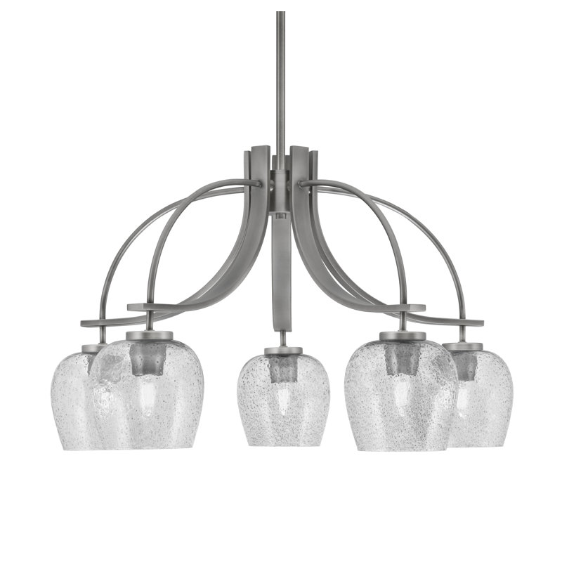 Lustre Cavella Light, Graphite, H 16,5 po x l 27,25 po x P 27,25 po, 5