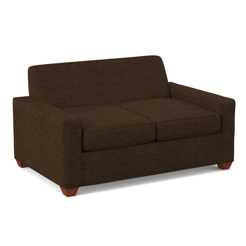 Avery 72" Square Arm Sofa, BM Cherry, Antic Chocolate