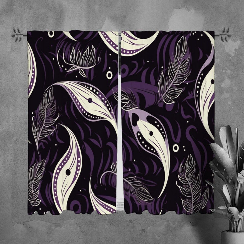Khevin Room Darkening Curtain Pair, 40" W x 82" L