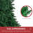 Pinecrest  Half Artificial Christmas Tree With Flame-Retardant Material And Easy Assembly