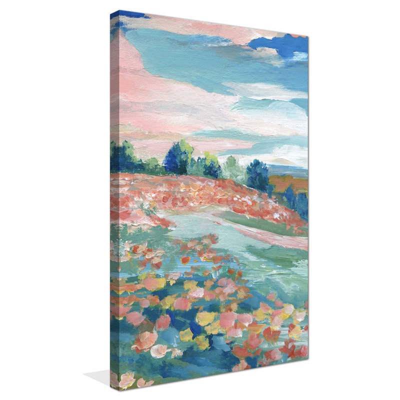 Vue pastorale par Nan - Peinture, H 30 po x l 18 po