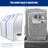 Sojourner Home - Portable Steam Tent With Heater, Chair, Remote 28.36In Depth, Width, 39.76In Height Personal For Indulgence X Details