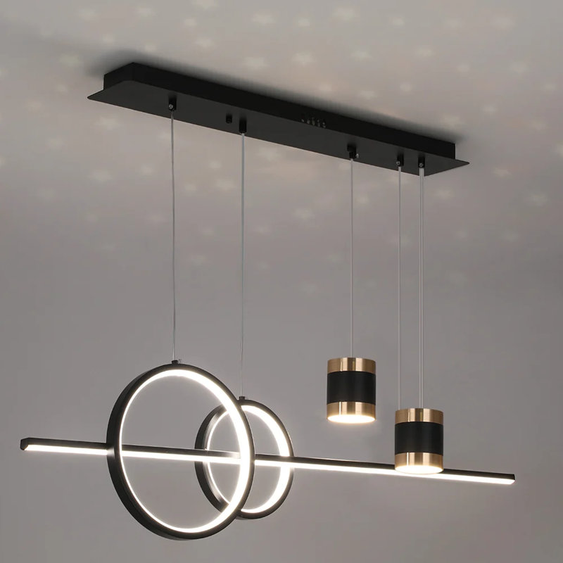 Mirabel 4 - Light Black LED Pendant