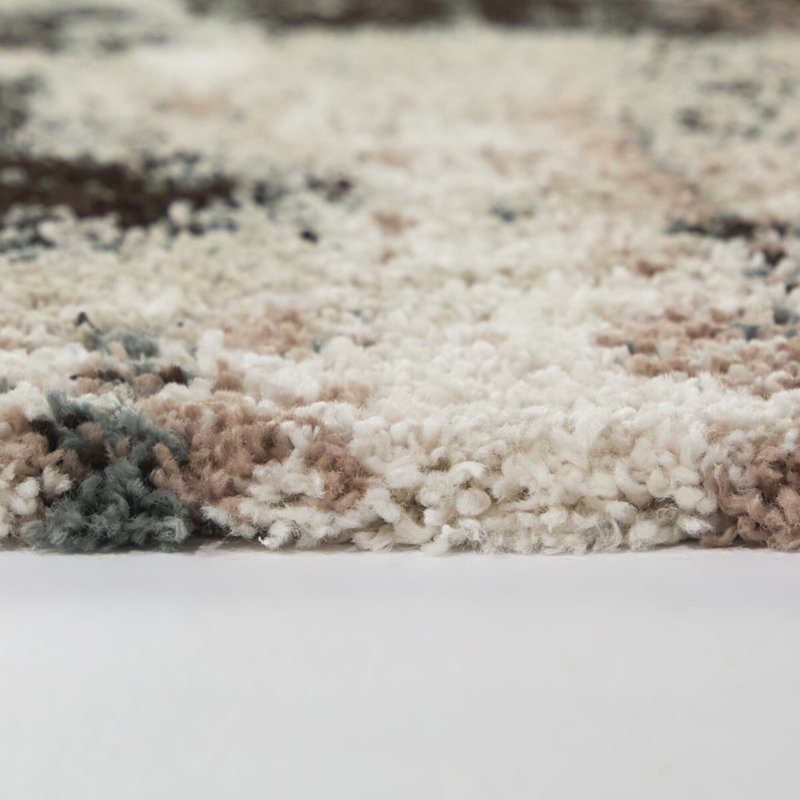 Cortlandt Cream Abstract Modern Area Rug, Rectangle 7'10.5" x 10'0.1"