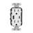 Leviton Decora 15 Amp 125 Volt Type A/C Duplex Watthite Outlet and USB Charger 5-15R 1 Pack