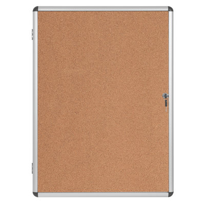 Earth Showcase Cork Wall Mounted Bulletin Board 68cm H x 56cm W
