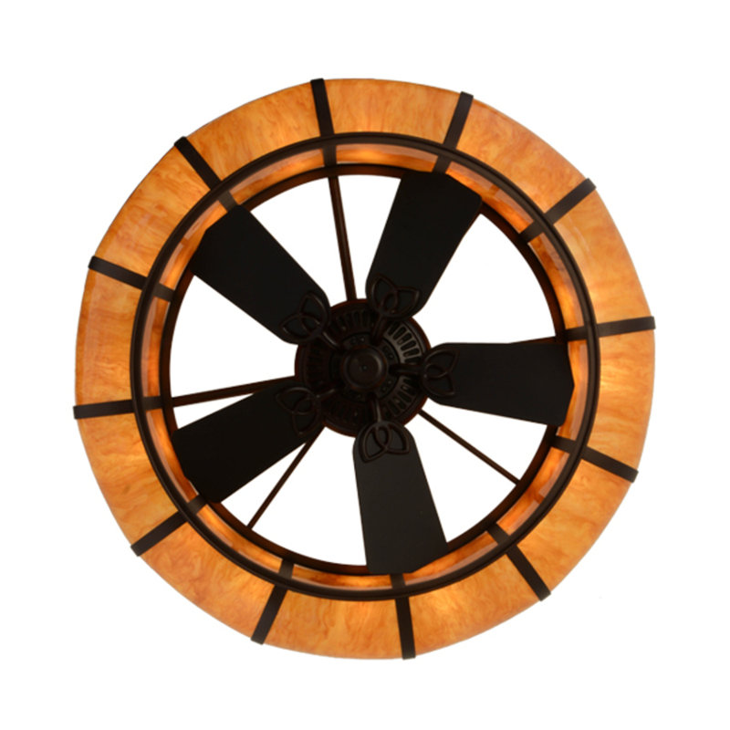 Ventilateur de plafond 30 po avec ensemble d'éclairage Garyville