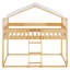Lit simple superposé en bois avec tente-1525349094