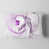 Mauve / blanc