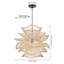 Luminaire suspendu en rotin tissé 1 lumière naturel-131180711