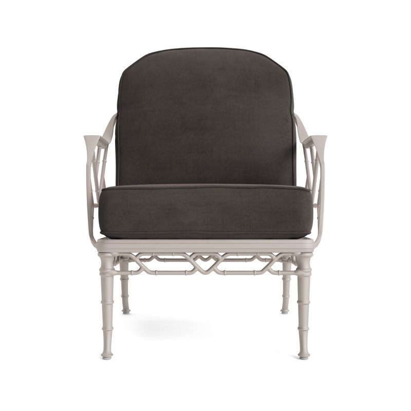 Calcutta Outdoor Lounge Chair, Fusion Charcoal, Dove Smooth