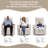 Dickie 29.1'' Wide Modern and Soft Touch Fabric Swivel and Glider Power Recliner Chair with USB Port-1433465567